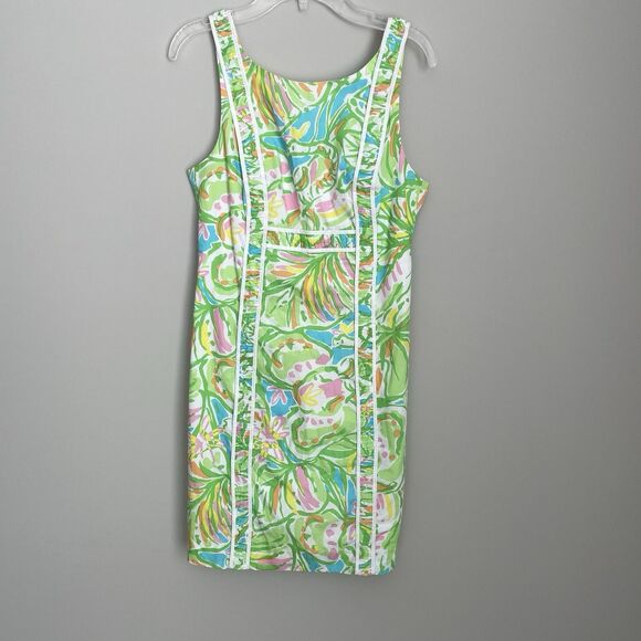 Lilly Pulitzer Dresses & Skirts - Lilly Pulitzer Size 00 Printed Fryer Shift Dress Sleeveless Elephant Ears Print